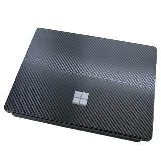 【Ezstick】Microsoft Surface Pro 8 黑色卡夢紋 機身貼 (機身背貼) DIY包膜