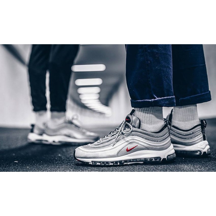 S.G Nike Air Max 97 OG ‘Silver’ 銀子彈 銀彈 流線 反光 女鞋 885691-001