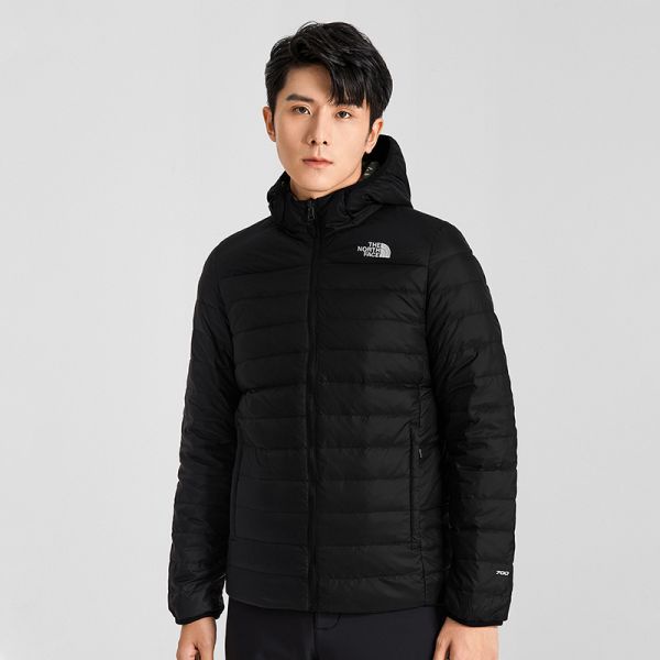 【The North Face】The North Face 男 防潑水雙面連帽羽絨外套
