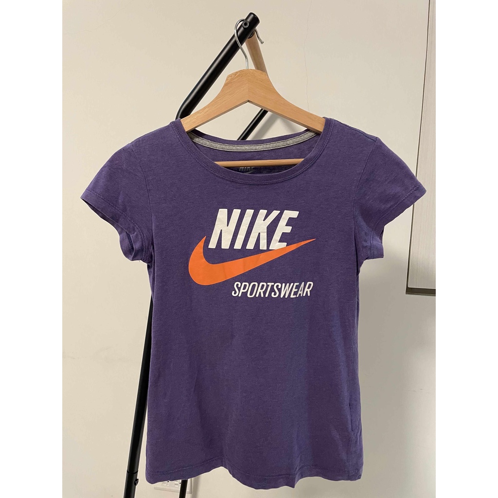 [二手]Nike紫色短袖(M，適合160cm以下身形)