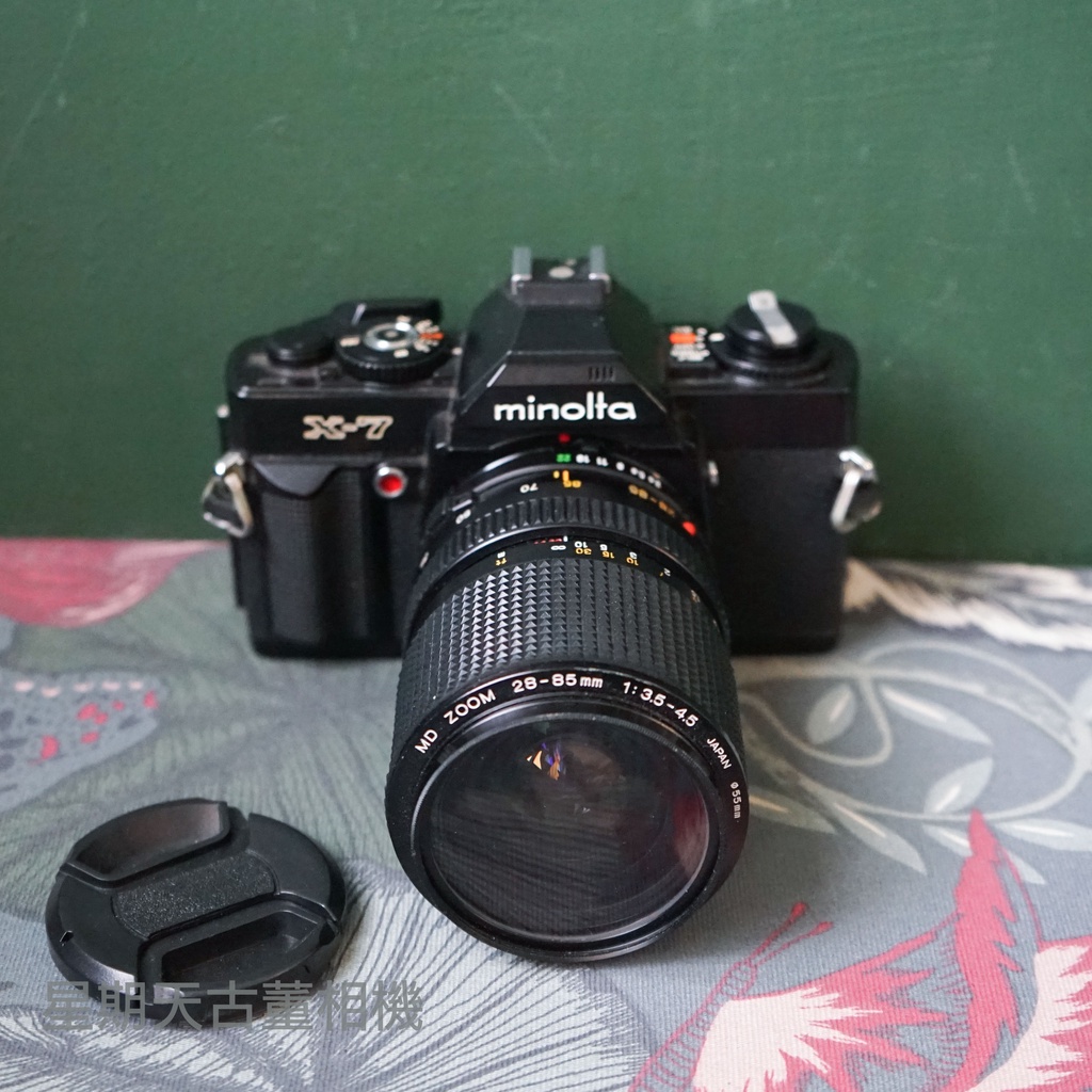 【星期天古董相機】MINOLTA X-7 + MINOLTA 28-85mm F3.5-4.5 底片 單眼 相機