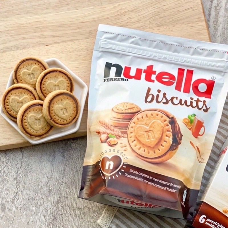 【模幻力量】現貨秒出 Nutella 能多益 可可榛果仁醬夾心餅乾
