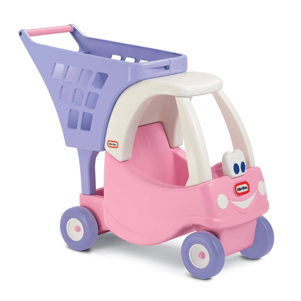 娃娃國(BI)【美國 Little Tikes】 扮演系列-公主購物車＊推車玩具.角色扮演