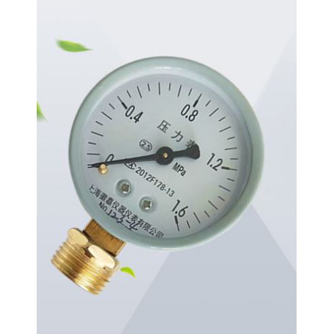 Y60水壓力錶 空壓機氣壓錶 油壓精密壓力表0-1mpa &amp; 0-2.5mpa 四分螺牙