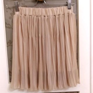 💗精品專櫃韓系進口外貿原單！設計師款光澤感淺咖啡金色！修身時髦彈性束要雪紡百褶迷你裙（時尚雜誌標配、流行出眾）穿搭必備！
