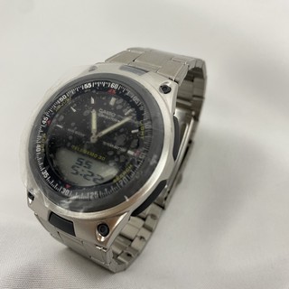 CASIO 卡西歐 十年電力雙顯錶 銀色電子復古鋼錶 AW-80D-1A (錶面未撕膜)