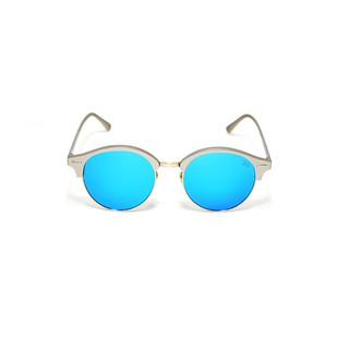 2is PerryS 太陽眼鏡 偏光│銀色梨型框│藍色偏光鏡片│抗UV400