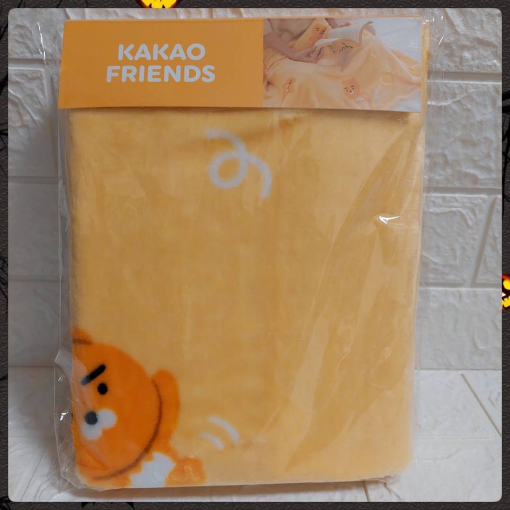 『小妹的店』正版授權 Kakao Friends 萊恩法蘭絨毛毯 Kakao Friends毛毯 Ryan休憩時光