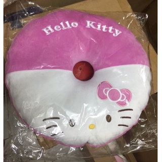 【羅曼蒂克專賣店】正版 Hello Kitty Q版 圓形坐墊 靠枕 抱枕 甜甜圈坐墊 【粉色】KT-0683B