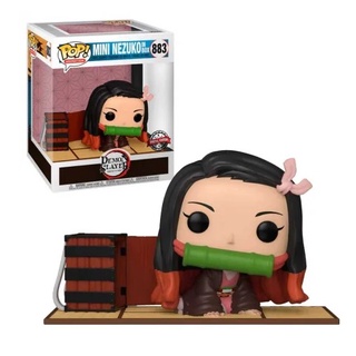 FUNKO POP 883 豪華版 灶門禰豆子 In 箱子 鬼滅之刃 血鬼術 彌豆子 爆血 公仔 收藏 限定版