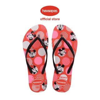 Havaianas哈瓦仕 拖鞋 夾腳拖 迪士尼 米妮 米奇 紅/黑 Slim Disney 4141203-9644W