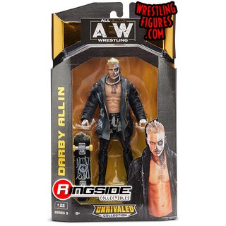 ☆阿Su倉庫☆WWE AEW Darby Allin Unrivaled 3 Figure 全精英摔角最新款人偶附配件