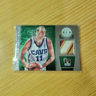LBJ騎士好夥伴大Z Zydrunas Ilgauskas 限量三色patch球衣卡/5