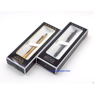 珍藏星戰迷必備:美國 CROSS Click Star Wars 立卡系列鋼珠筆單支人物特色裝，新品現貨出清實拍數支。