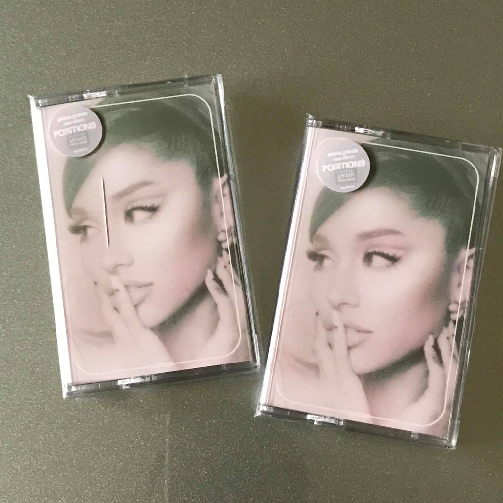 Ariana Grande 亞莉安娜 - Positions 專輯灰色卡帶/錄音帶