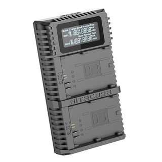 Nitecore UCN2 Pro 液晶顯示充電器 自動檢測電池電量狀態 特有防拉扯卡槽設計 LP-E6N