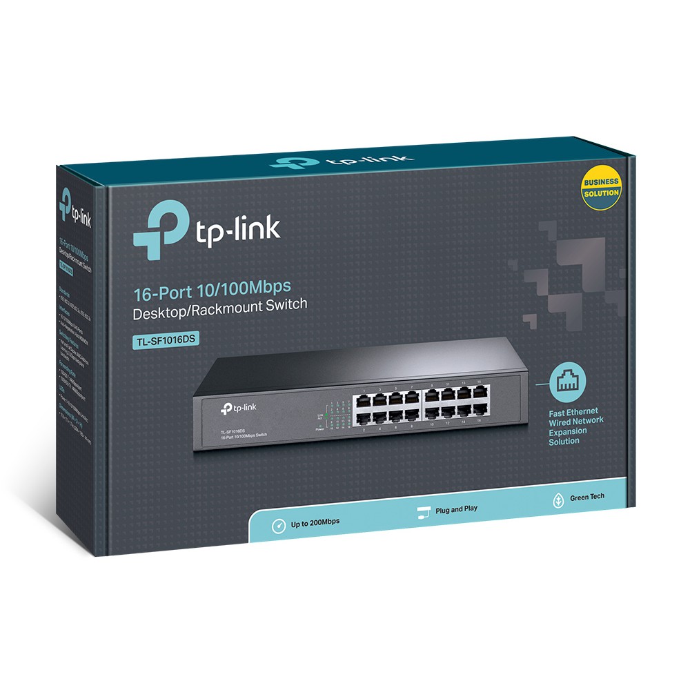 全新~TP-LINK TL-SF1016DS 16埠 鐵殼高速交換式集線器 Switch Hub可上機架