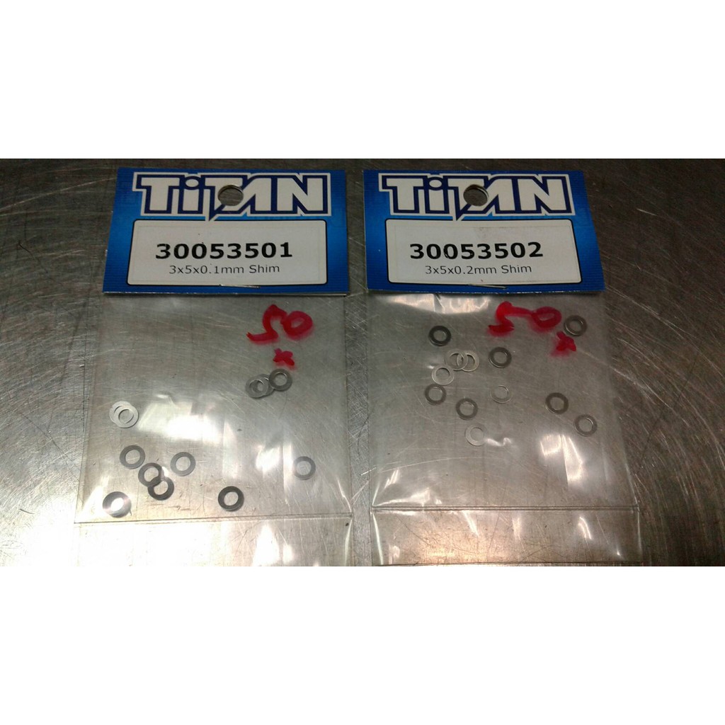 TiTAN 30053501   3 x 5 x 0.1mm / 0.2MM 微調墊片