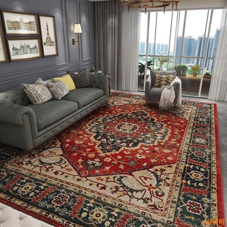 復古歐美式地毯客廳奢華高檔北歐地墊臥室床邊毯波斯風大面積滿鋪