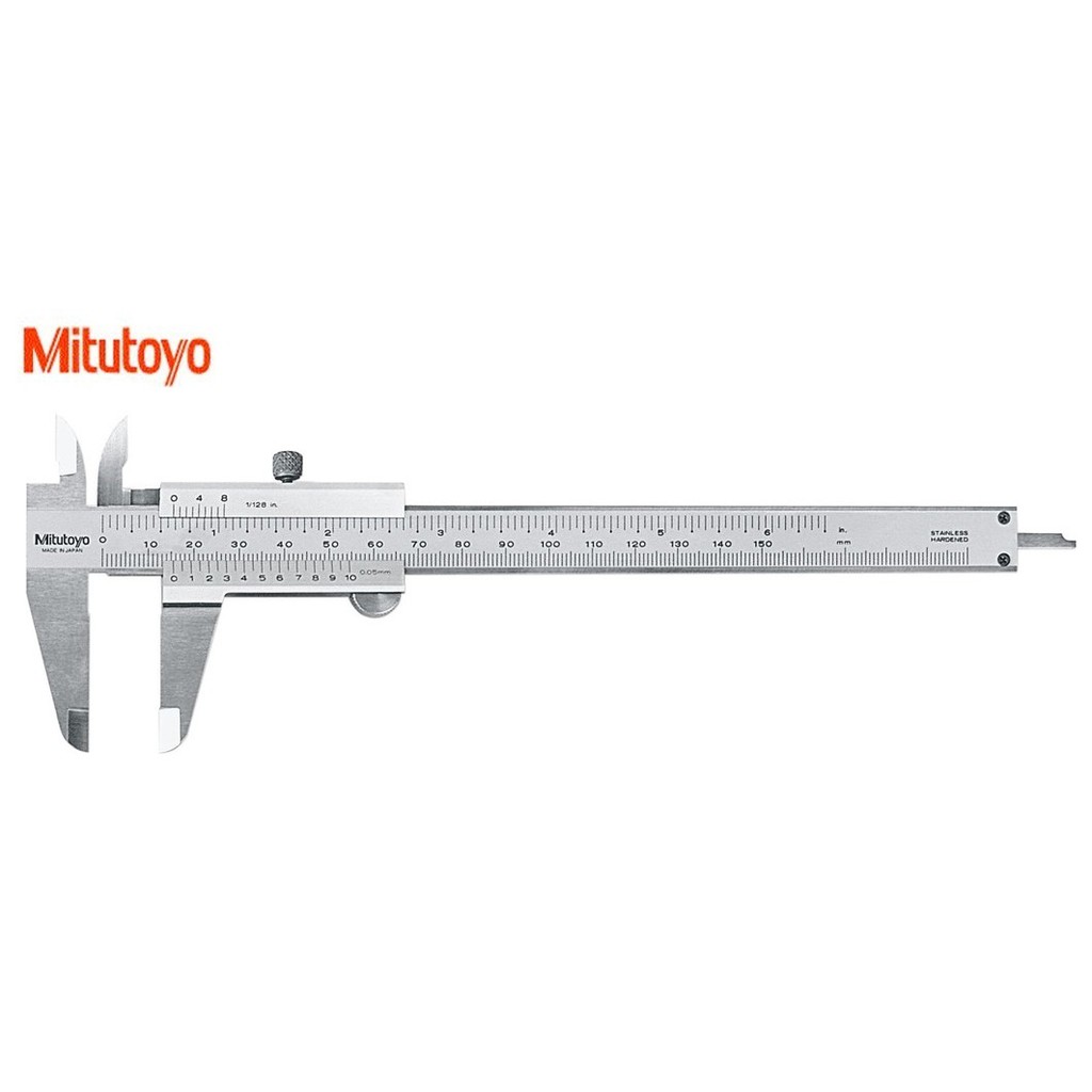 日本三豐Mitutoyo 530-114 游標卡尺 8"/200mm 解析度:0.05mm 1/28"雙刻劃