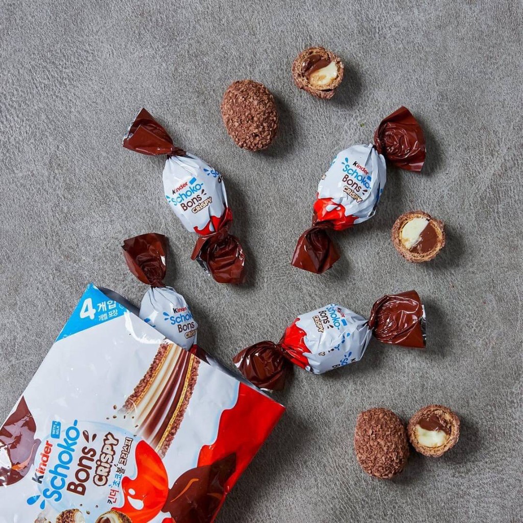 韓國 完售 健達巧克力碎片球 巧克力球 可可餅乾 1包16入