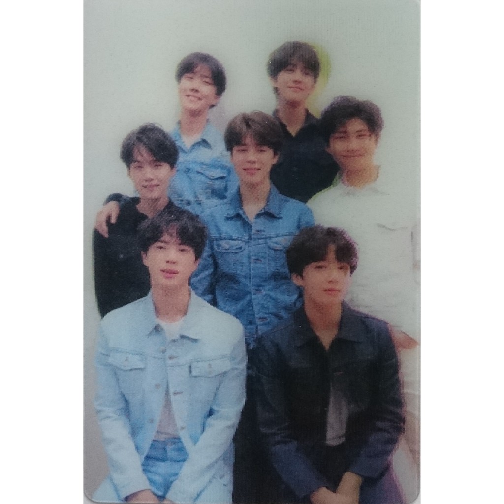 Bts Love Yourself 轉tear 小卡卡片3d團卡 蝦皮購物