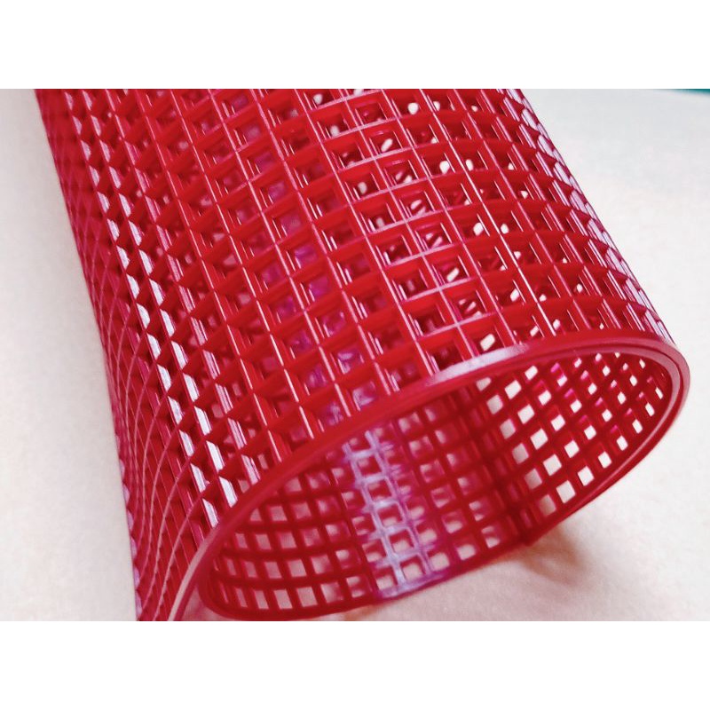塑膠網片大 小格 黑 白 紅 編織網片產地：台灣