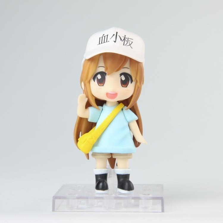 正版現貨動漫周邊二次元工作細胞血小板白血球大眼粘土人q版手辦模型公仔 蝦皮購物