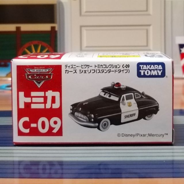 TOMICA 汽車總動員 稀有 絕版 C-09 警長 警車 麥坤Cars