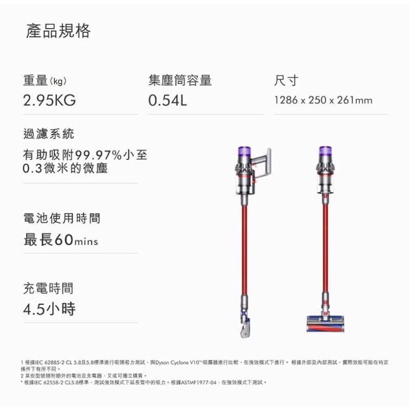 全新 台灣公司貨 dyson v11 sv15 無線吸塵器 直立架