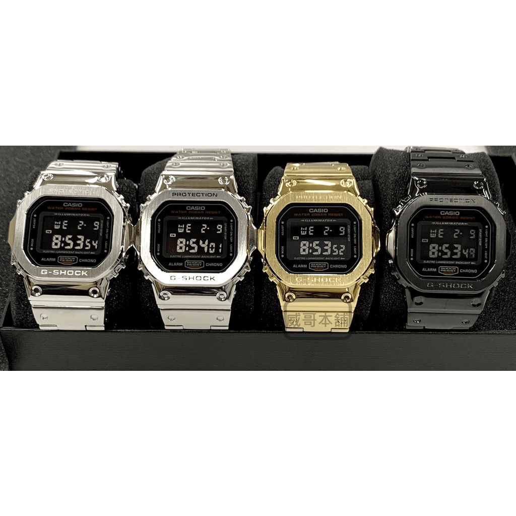【威哥本舖】G-Shock 全新不鏽鋼改裝實品 DW-5600改裝 DW-5600HR 已改含錶（全系列）