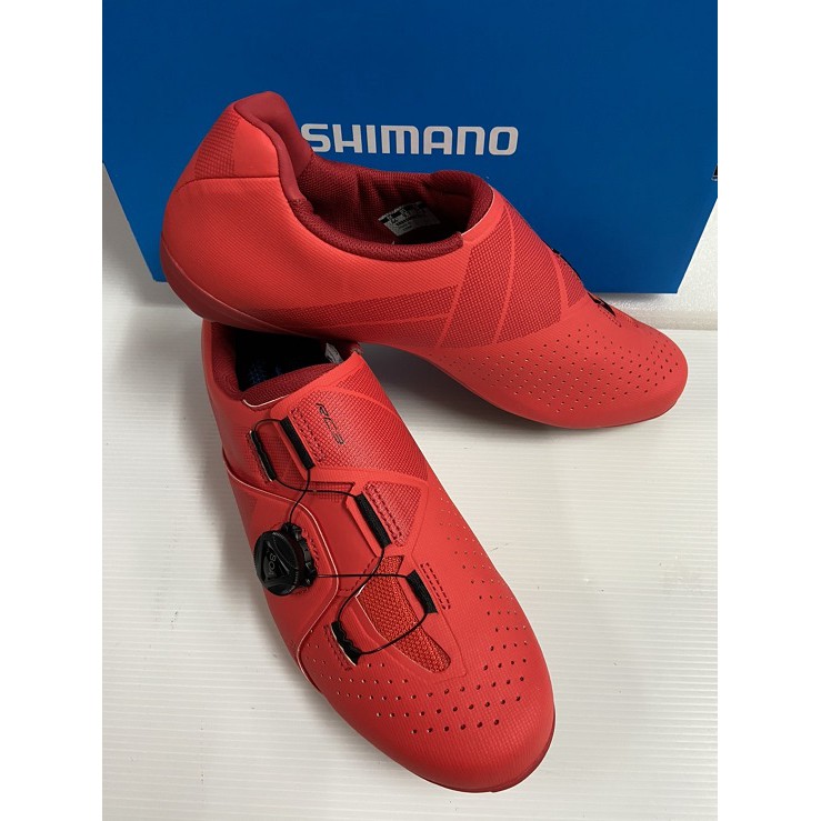 『時尚單車』贈擦鞋濕紙巾  shimano RC300 卡鞋 RC3 公路鞋 寬楦版 紅色 旋鈕