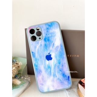✨＊免運＊臺灣現貨✨銀河紫星空鏡面手機殼iPhone 7 8 11 12 pro max Xs XR大理石 全包手機殼