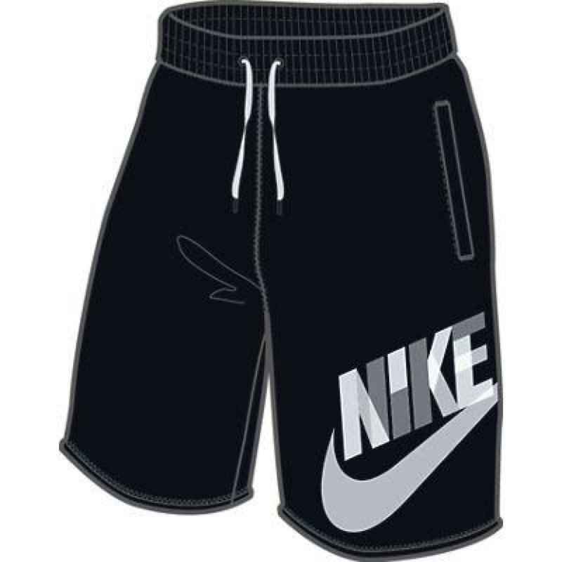 BLS • 庫存出清$430(原價$1280）全新 Nike 幾何 logo 短褲 短綿褲 687288-010 尺寸M