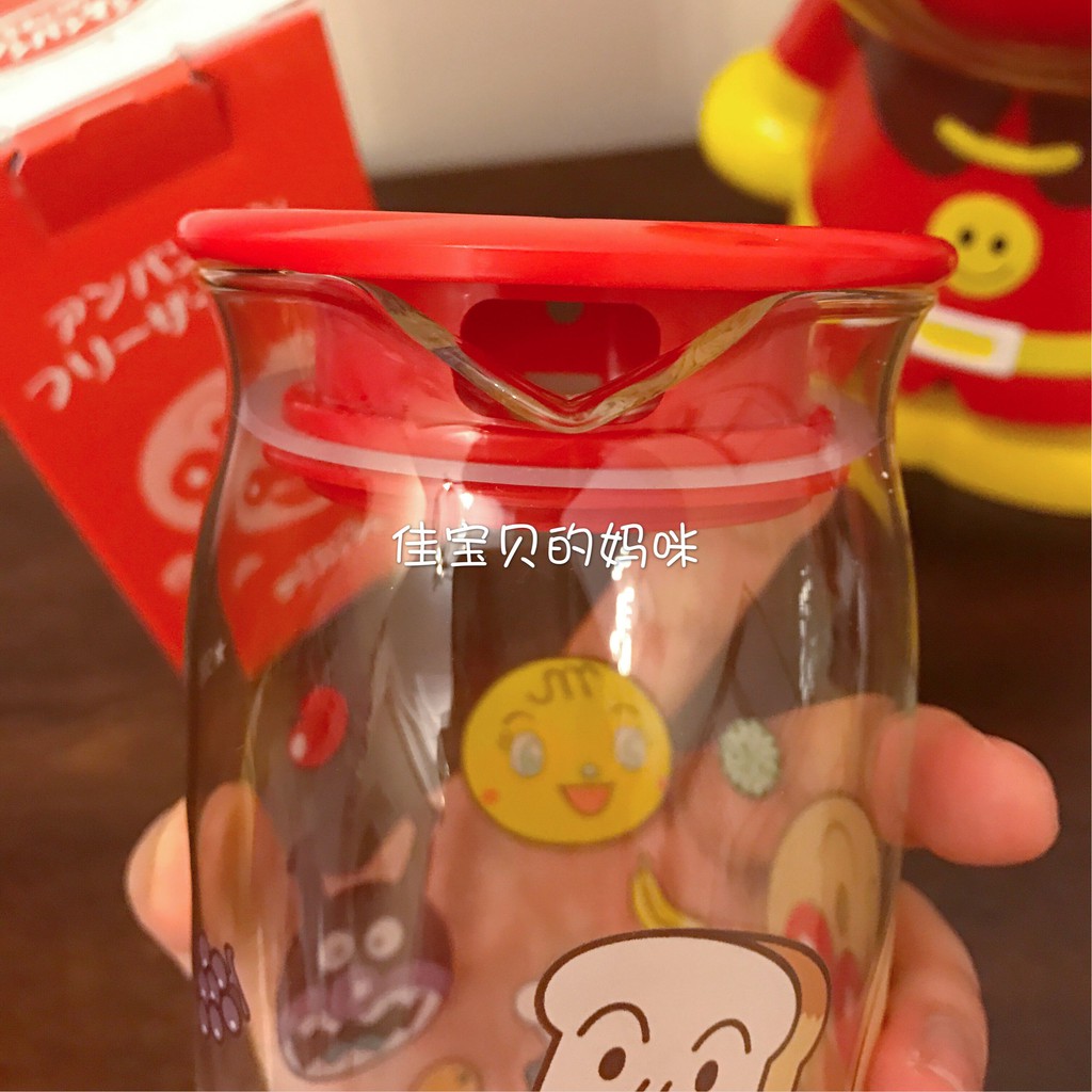 ~熱銷~新款現貨日本進口麵包超人玻璃水杯果汁杯冷熱水壺500ML 玻璃水壺