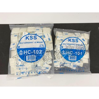 ◥ Ｔ.C水電◣(含稅）KSS 黏式配線固定座 束帶固定座HC-101 HC-102 HC-25 HC 101 3M背膠