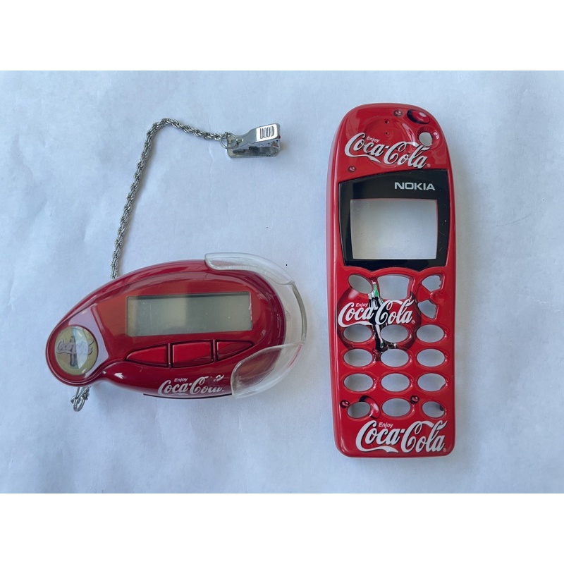 懷舊商品 絕版經典收藏 可口可樂CocaCola BB call+Nokia 5130手機殼 古董機