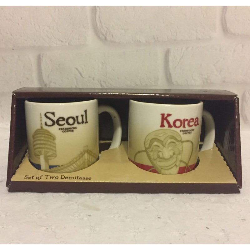 韓國🇰🇷星巴克首爾城市杯 小對杯 城市馬克杯 Korea Seoul 小杯 迷你馬克杯 Starbucks