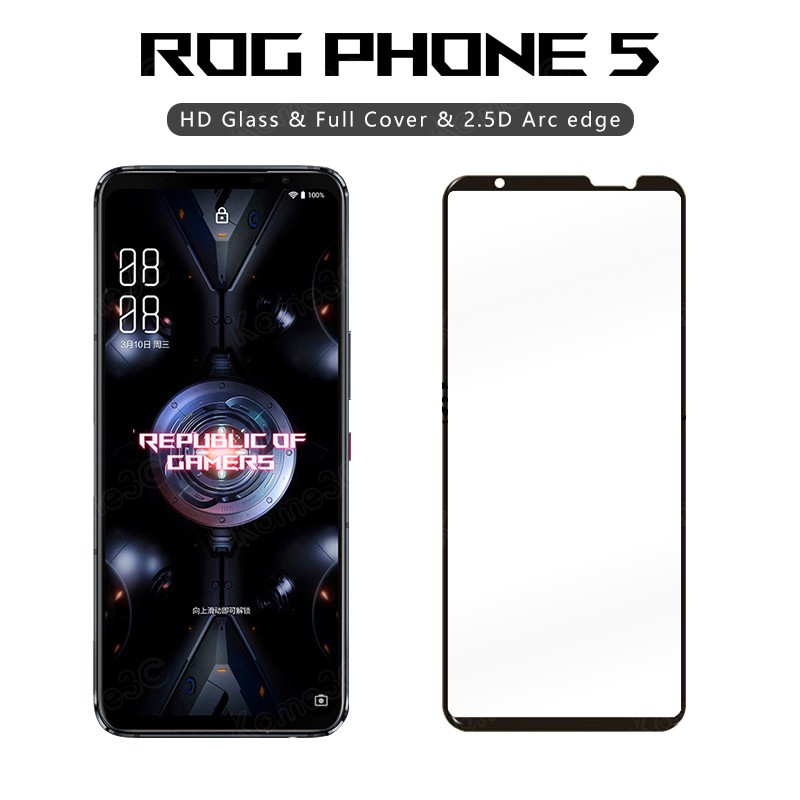 適用於華碩 ROG Phone 5 5s 3 2 1 Pro Ultimate HD / 磨砂 / 透明 / 私人全覆蓋