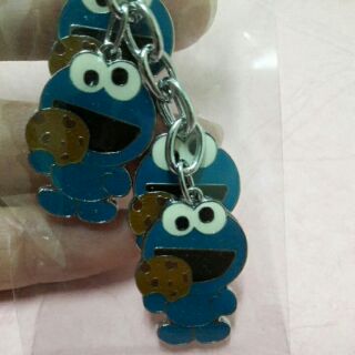 Cookie Monster 芝麻街 COOKIE MONSTER Elmo 鑰匙圈