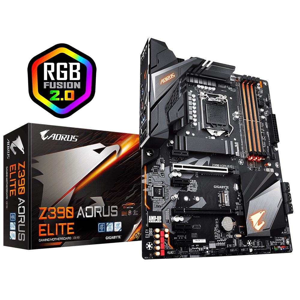 【台南個人自售】技嘉 Z390 AORUS ELITE 1151腳位 8、9代 主機板 原廠庫存新品 I9-9900K