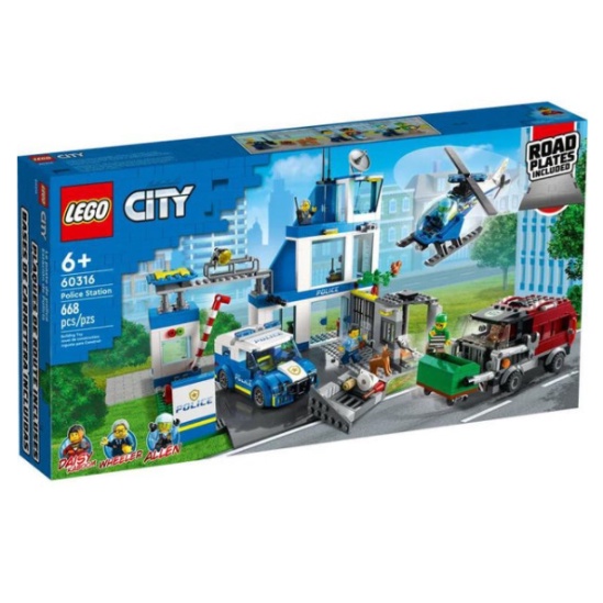 【TOY4FUN】正版公司貨 LEGO 樂高 CITY城市系列 LEGO 60316 城市警察局