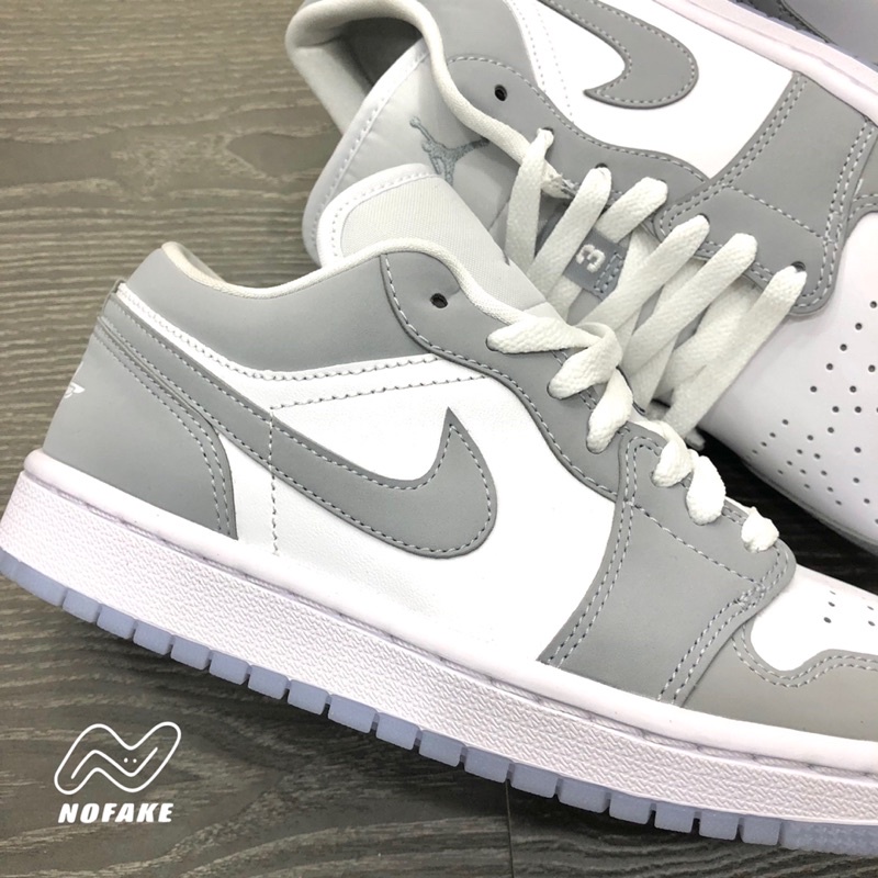 【 諾菲克 】Air Jordan 1 Low 煙灰 灰白 DC0774-105