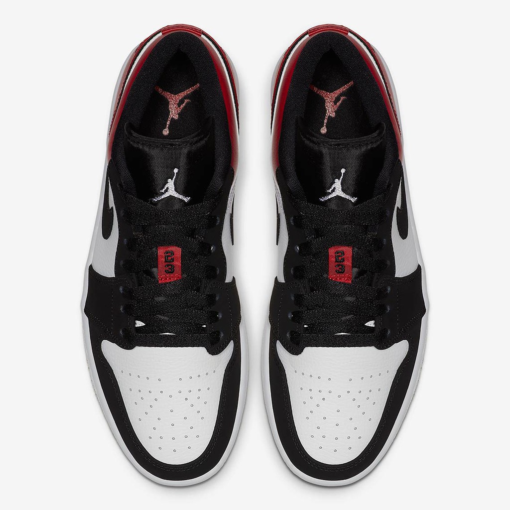 nike air jordan 1 retro low black toe