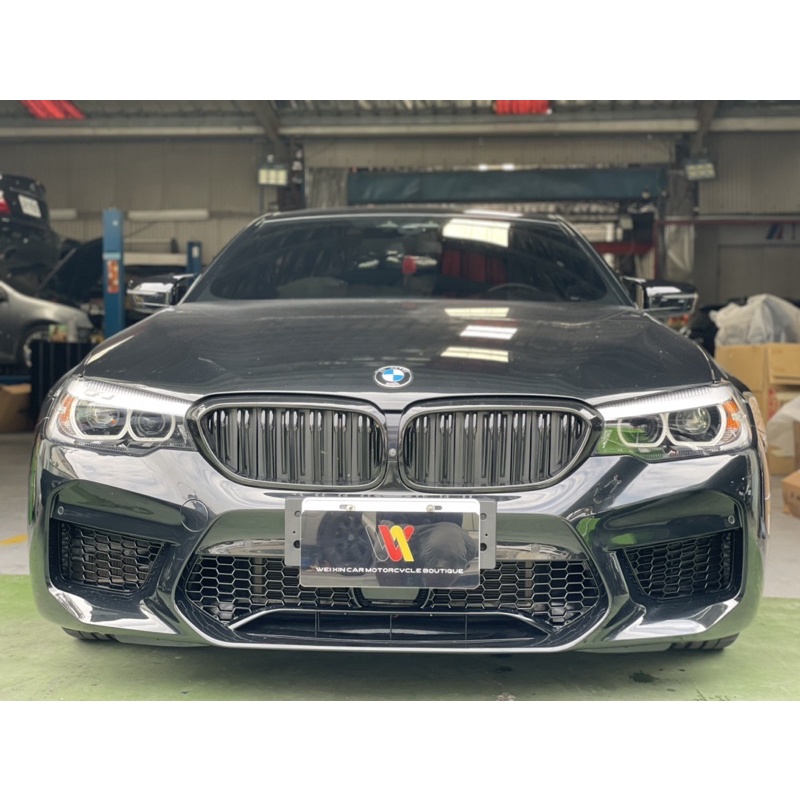 銘泰汽車精品 G30/G31前期適用F90 M5樣式前保桿總成 1:1 F90 M5樣式葉子板總成 微寬體 AN生產製造