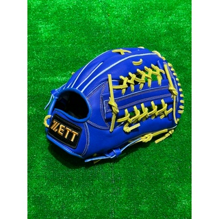 棒球世界 全新ZETT 棒壘球手套T網狀檔12.5吋 (BPGT-80227) 寶藍色特價牛皮軟化處理
