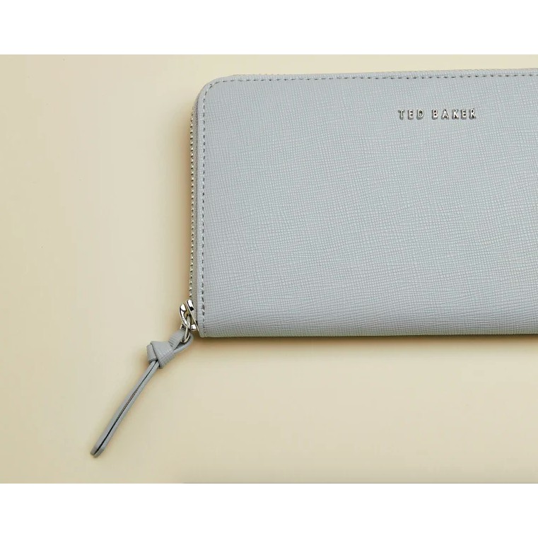 目前缺貨中 英國品牌ted Baker 經典素色logo 文青低調風少女長夾目前特價中唷 蝦皮購物