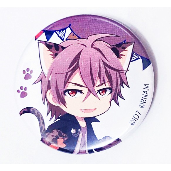 ~出清小館~現貨 日版 IDOLiSH7 偶像星願 i7 御堂虎於 南夢宮 4th限定 貓耳 胸章 徽章 44mm
