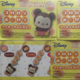 絕版！迪士尼 米奇米妮餅乾造型扭蛋吊飾 Disney friends