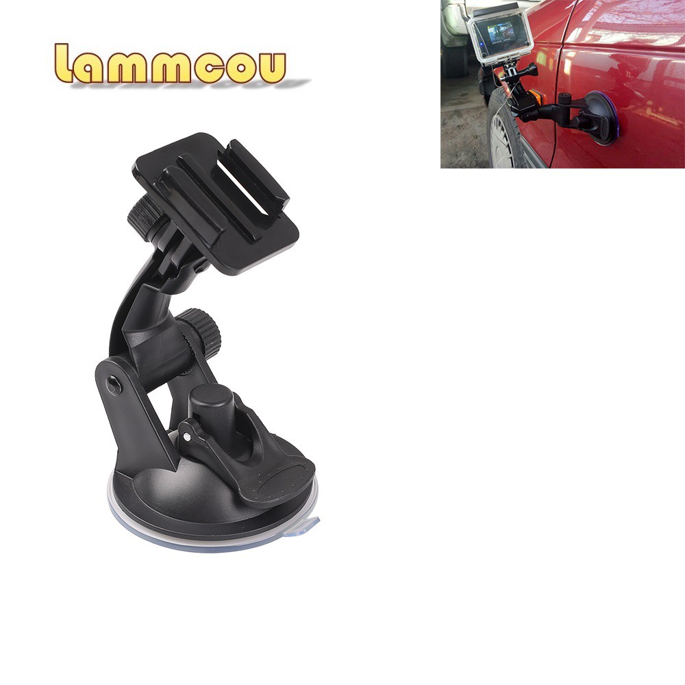 Lammcou 7cm 汽車擋風玻璃玻璃吸盤兼容 GoPro 9 8 7 6 5 Osmo 運動相機配件